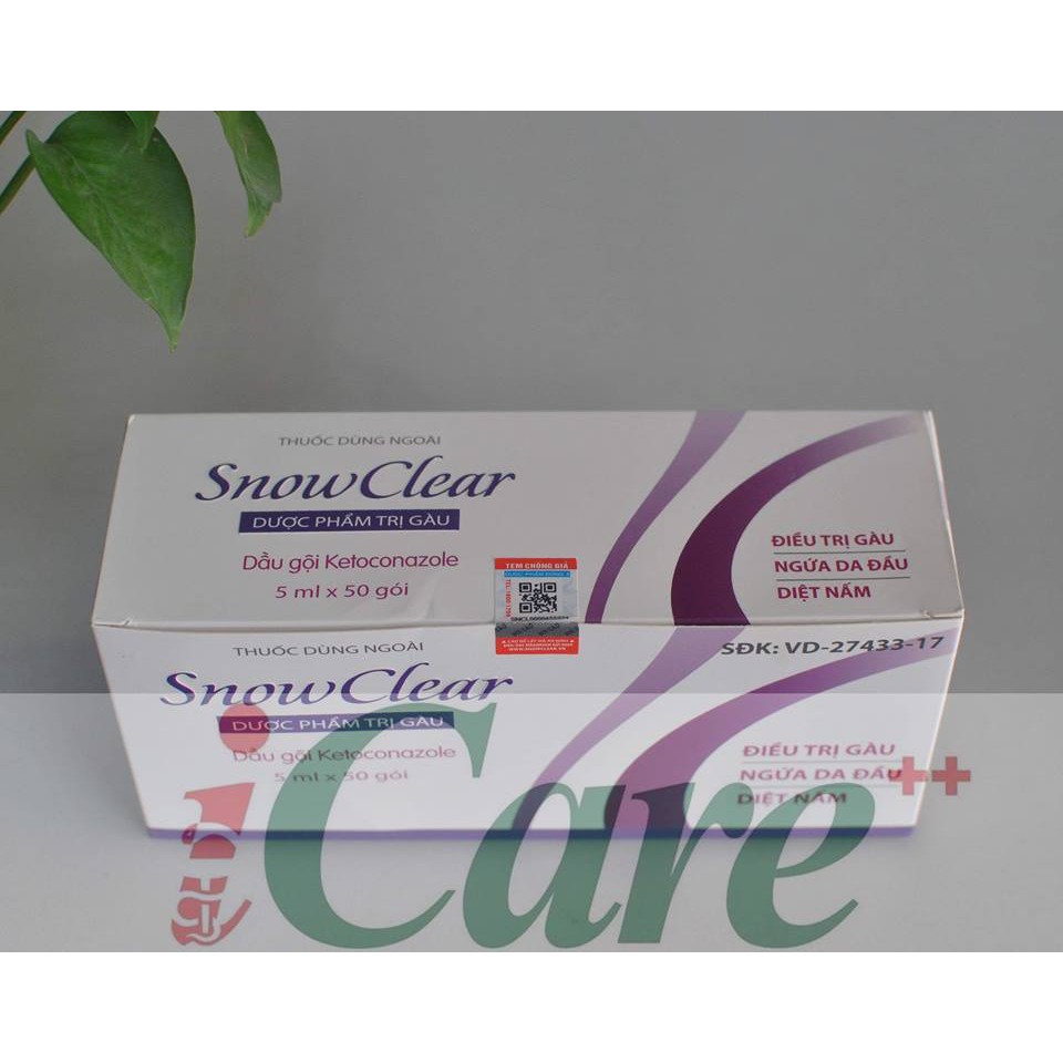 DẦU GỘI TRỊ GÀU SNOW CLEAR GÓI 5ML | BigBuy360 - bigbuy360.vn