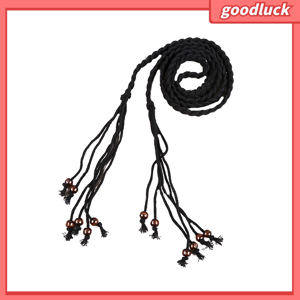 Dây Thắt Lưng Đính Hạt Gỗ Thời Trang Cho Nữ