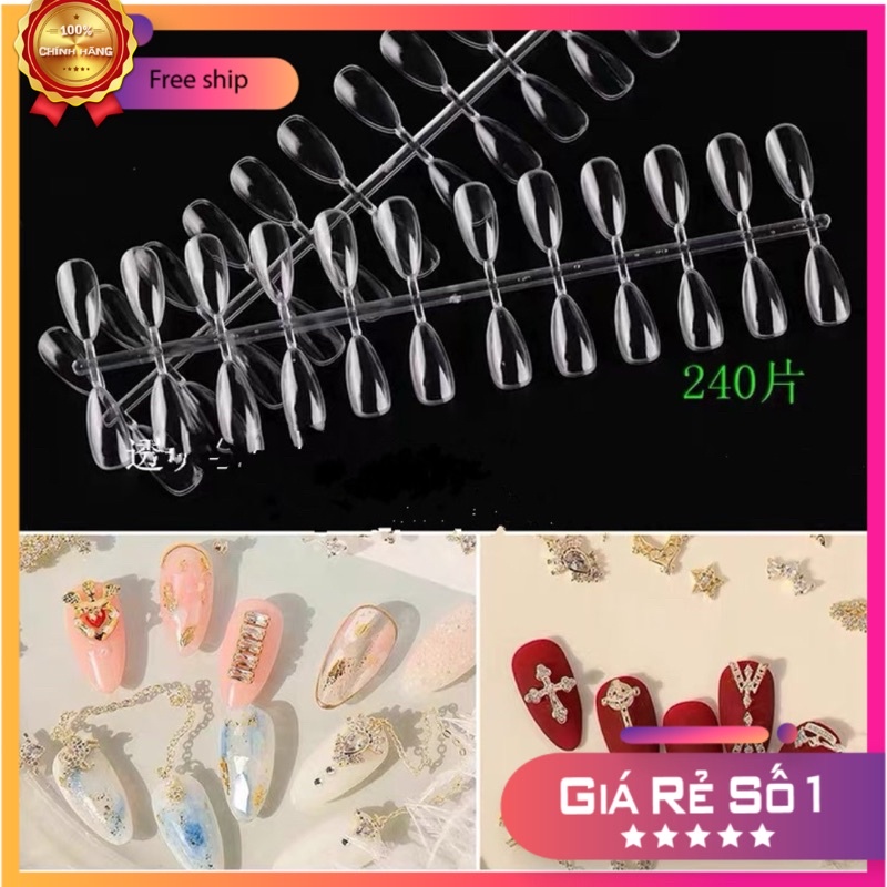 Móng mẫu nail tập sơn , gắn sổ mẫu móng ( set 5 vỉ)