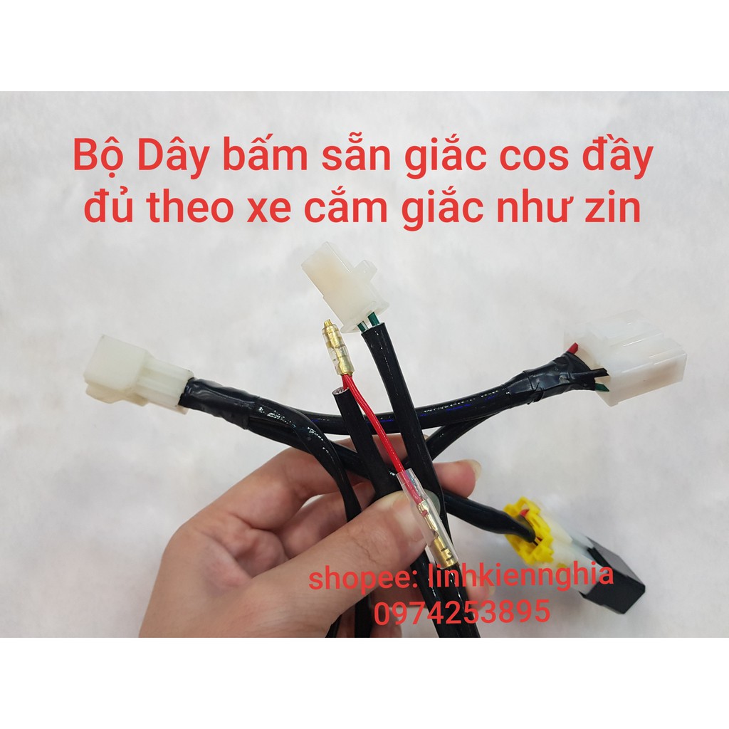 Bộ Sạc HCE kèm dây lên sạc chuyển điện bình xe WAVE 110