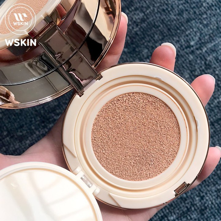 Phấn Nước Kiêm Kem Nền Siêu Che Khuyết Điểm WSKIN Dual Cover Cushion