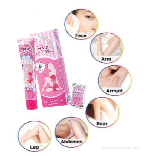 Kem tẩy lông dưỡng da Hair Removal Cream Eliza Helena Thái Lan