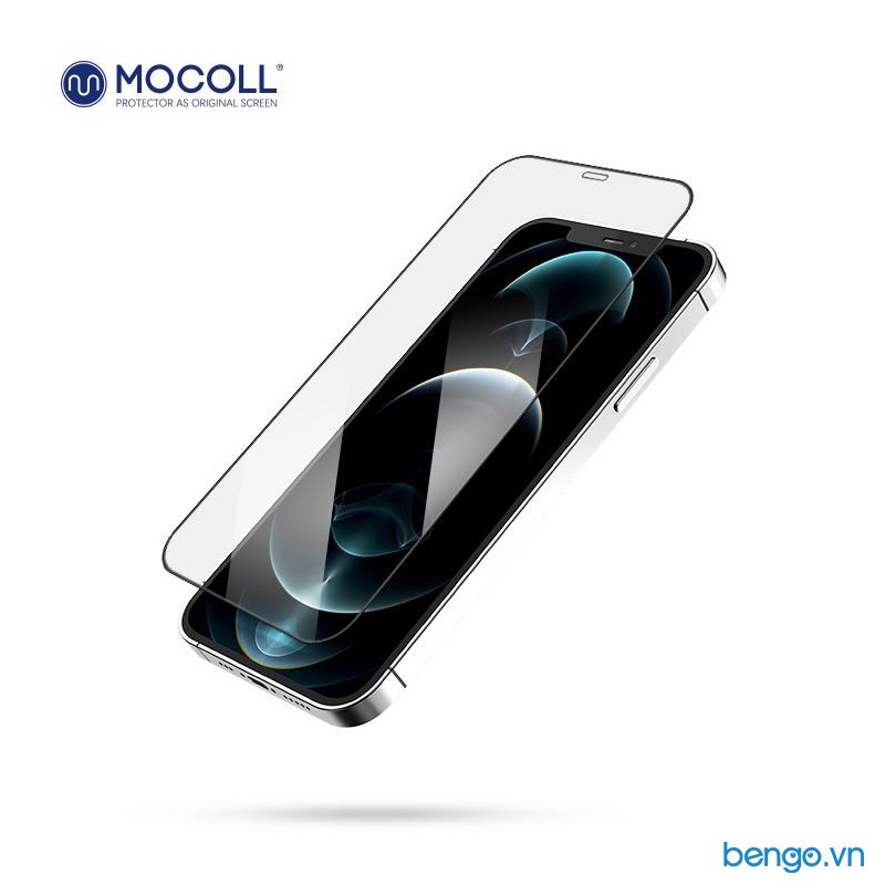 Dán cường lực iP 12 Pro Max MOCOLL 2.5D Full màn hình/Full màn hình Clear