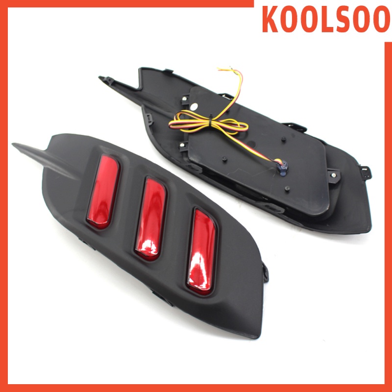 Set 2 Khung Đèn Đuôi Xe Màu Đỏ Cho Honda Civic Sedan