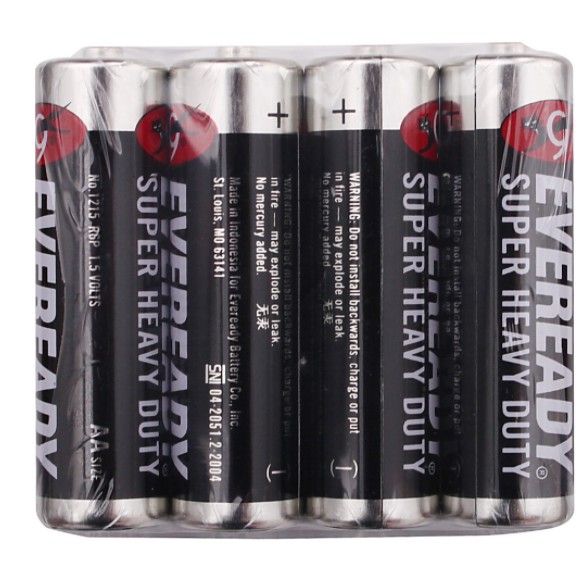 4 Viên Pin Tiểu AA Eveready Mèo Super 1.5V (Nhập Khẩu Indonesia) (Không rò rỉ)