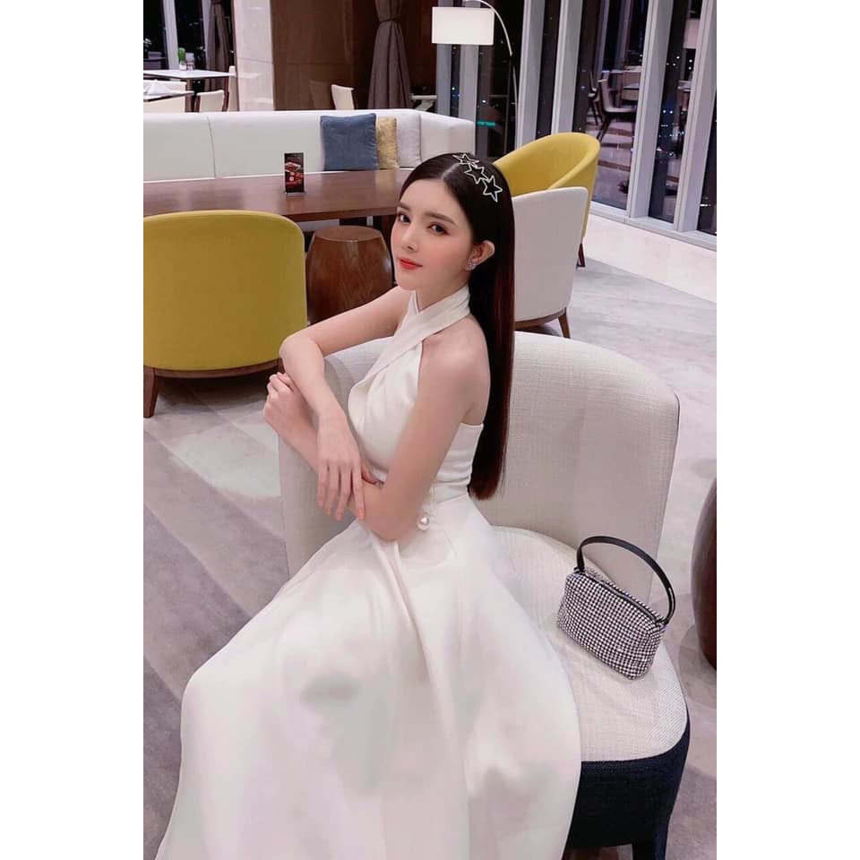 Đầm dự tiệc xòe dập li Xavia Dress