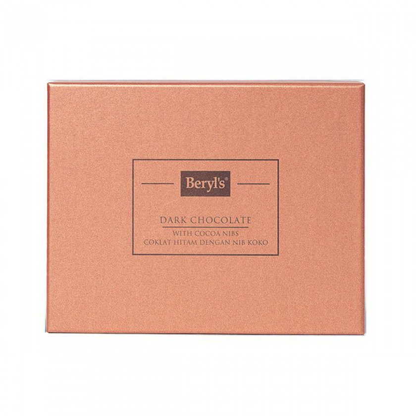 Socola đắng Beryl's 216g 2 vị muối biển và hạt ca cao rang 216g và hộp thiếc 108g - Dark Chocolate Sea Salt/