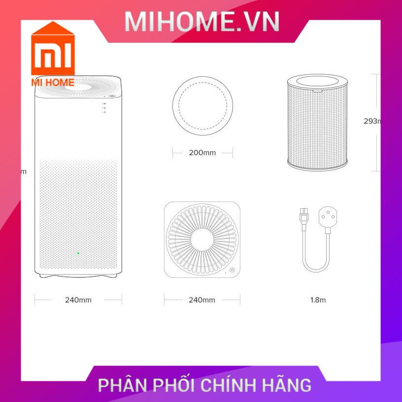Máy Lọc Không Khí Xiaomi 2H/3H Mi Air Purifier Chính Hãng bảo hành 12 tháng