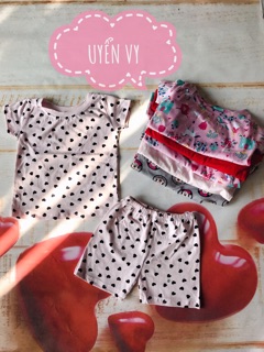 Set bộ cộc tay bé trai/bé gái