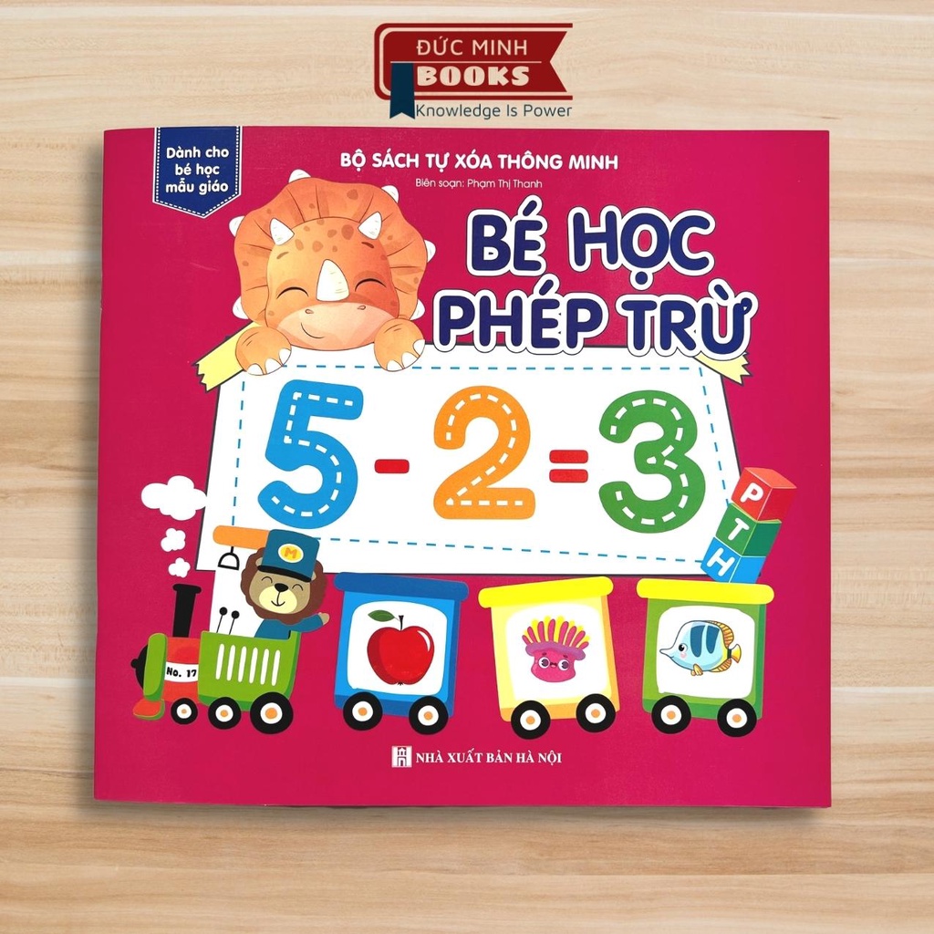 Sách Tự Xóa Thông Minh - Bé Học Phép Trừ