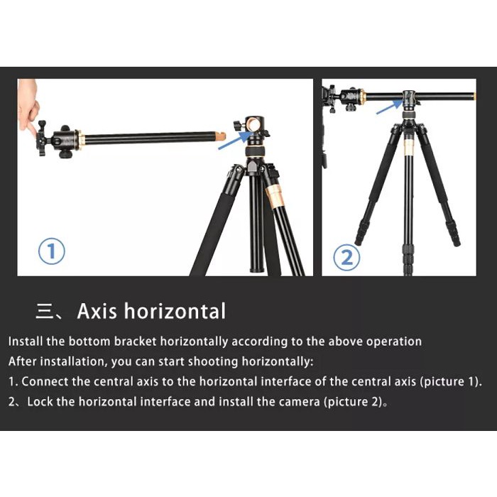 Chân Máy Ảnh Tripod Beike Q-996H HL Lighting