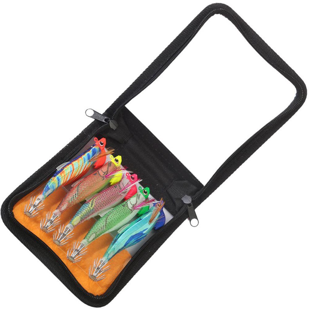 Set 5 Mồi Câu Cá Giả Hình Con Tôm 130mm 28g Bằng Gỗ