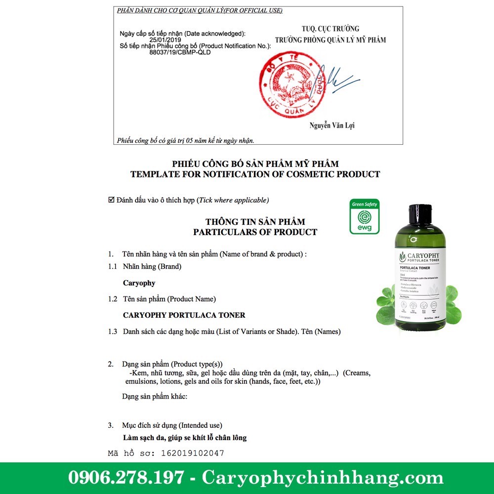 Toner Caryophy Giảm Mụn, Dưỡng Da Chính Hãng Hàn Quốc | BigBuy360 - bigbuy360.vn