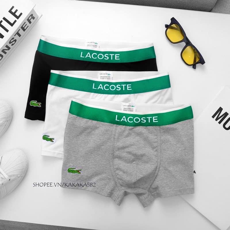 Quần lót boxer nam thun lạnh quần sịp đùi nam cotton cạp cao thời trang đẹp LC01