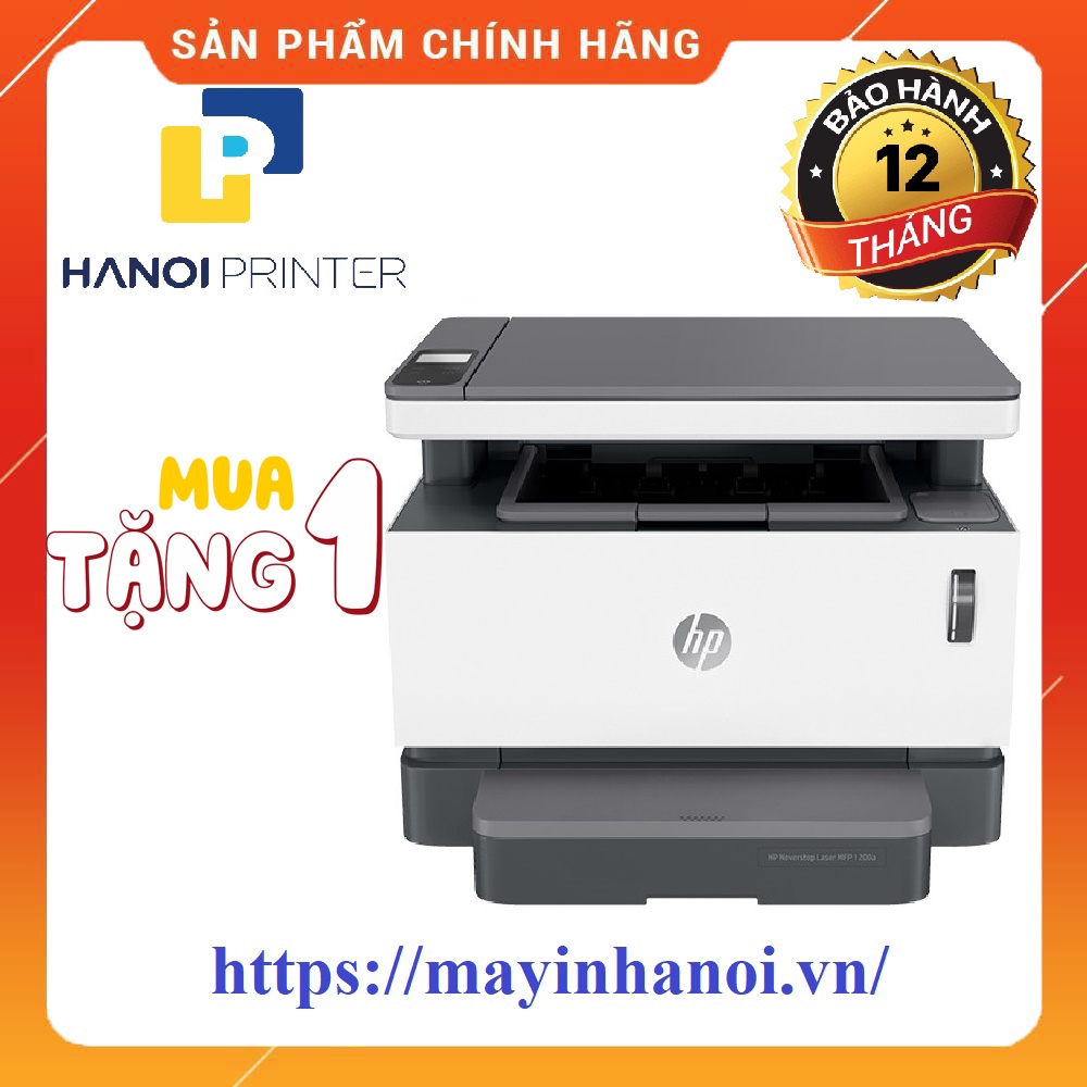 Máy in  HP Neverstop Laser MFP 1200A  đa chức năng chính hãng bảo hành 12 tháng