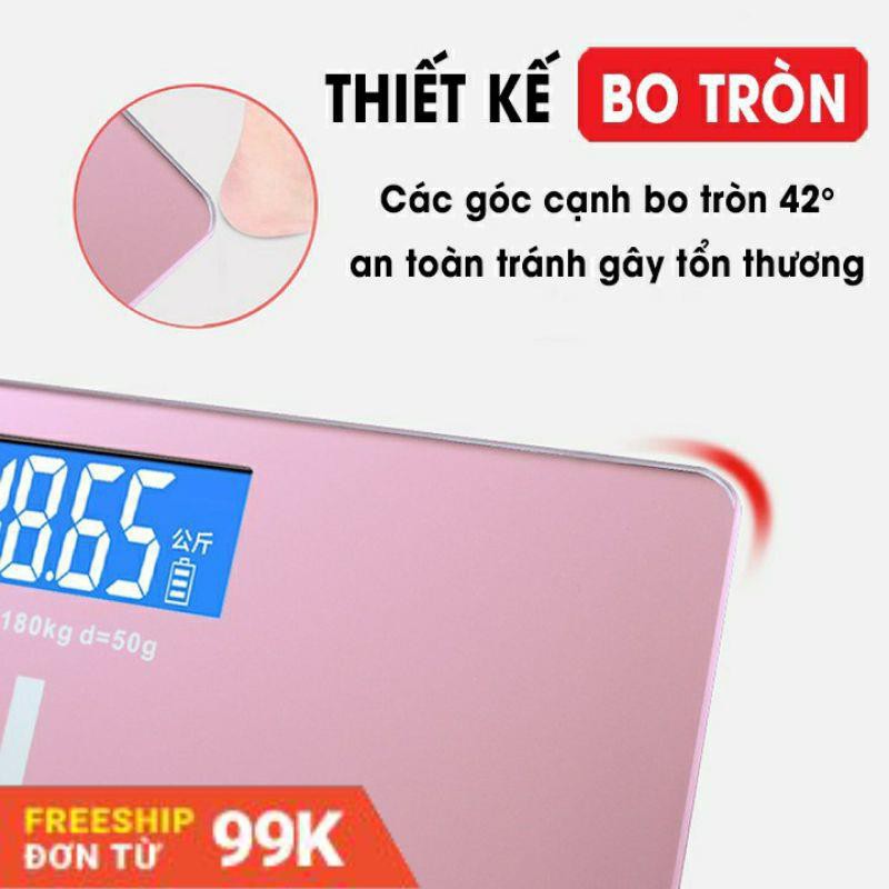 [Giảm 60%] Cân sức khỏe gia đình xịn - Cân điện tử - Bền tốt, độ chính xác cao - có sẵn pin