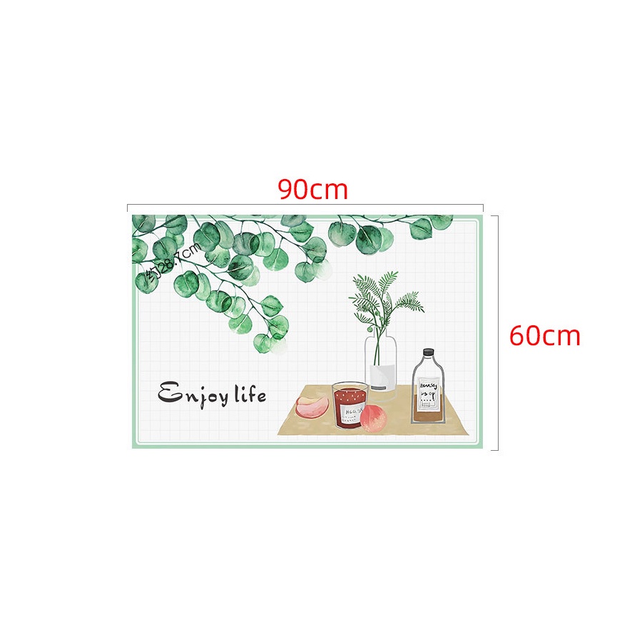Giấy Dán Bếp Cách Nhiệt 3D Mẫu Mới Hoa Văn Sinh Động, Chất Liệu Bền Đẹp.