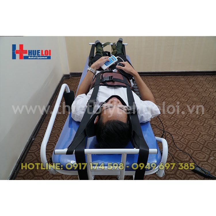 GIƯỜNG KÉO GIÃN LƯNG VÀ CỔ KÈM NẮN CHỈNH CỘT SỐNG