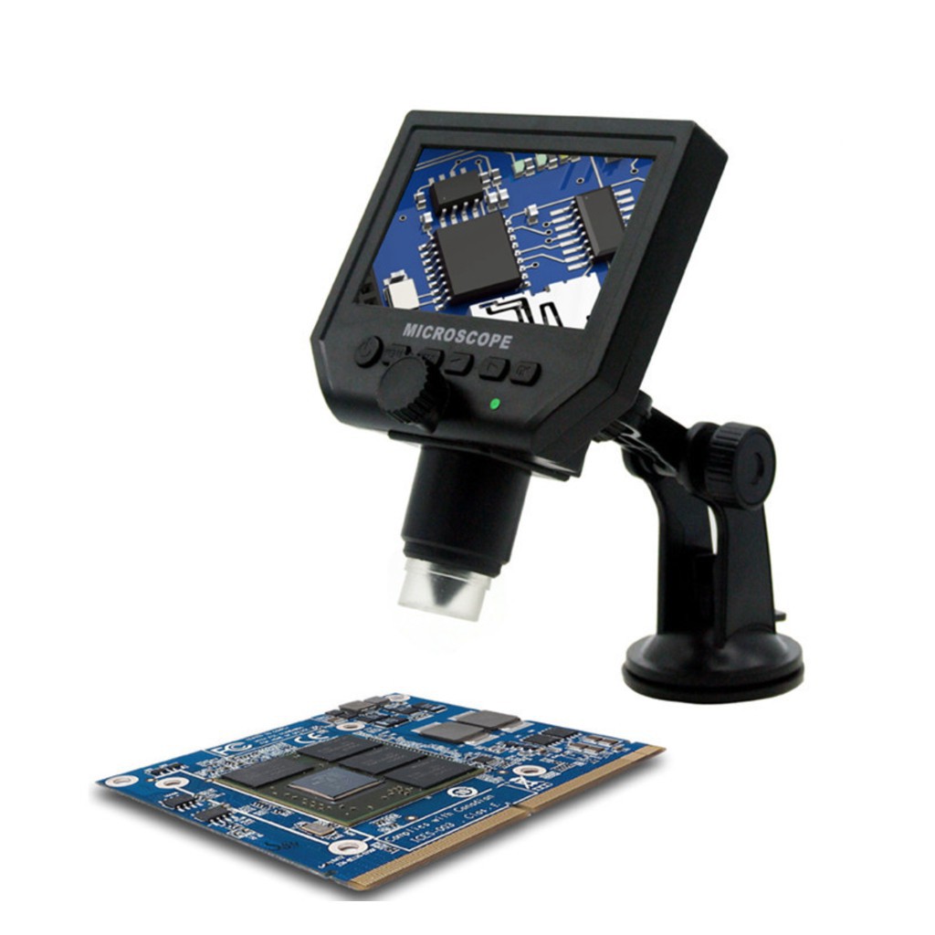 Kính hiển vi kỹ thuật số  màn hình 4.3 inch zoom 600X HD Sony lens | BigBuy360 - bigbuy360.vn