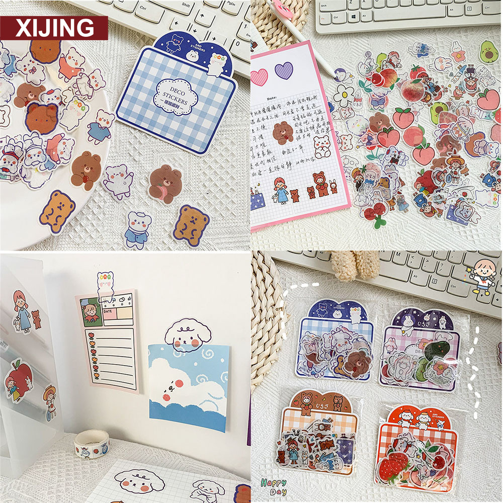 【COD】Hình dán hình hoạt hình trang trí cho cốc nước/ điện thoại di động/ sổ tay