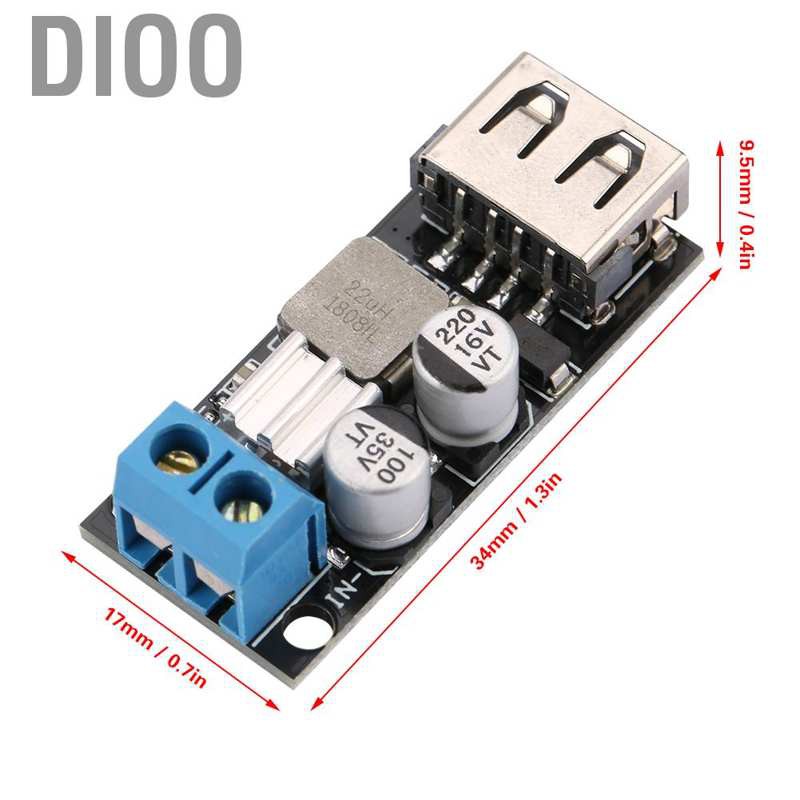 Mô Đun Giảm Áp Dc-dc Từ 12v 24v 6v-32v Xuống 5v Qc3.0 Usb