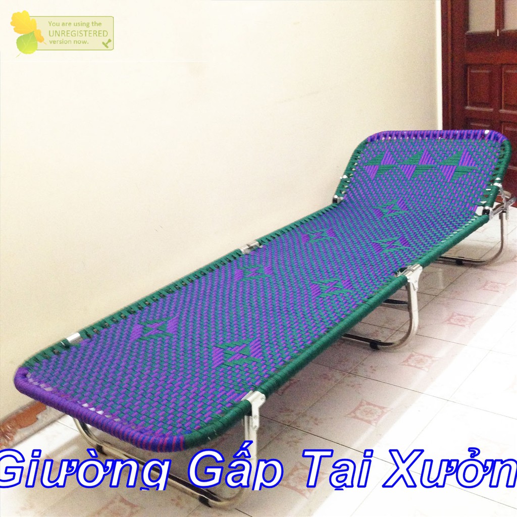 Giường gấp đep khung inox. | BigBuy360 - bigbuy360.vn