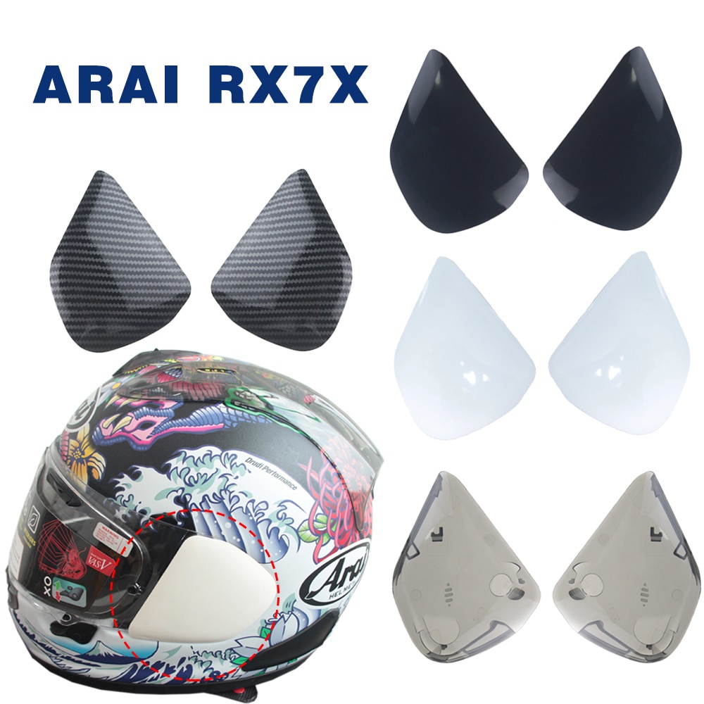 Mũ Bảo Hiểm Xe Máy Tấm Che Chắn Bộ Tấm Che Tấm Đế Cho ARAI RX7X RX-7X Rx7x Mũ Bảo Hiểm Tai Đĩa Phụ K