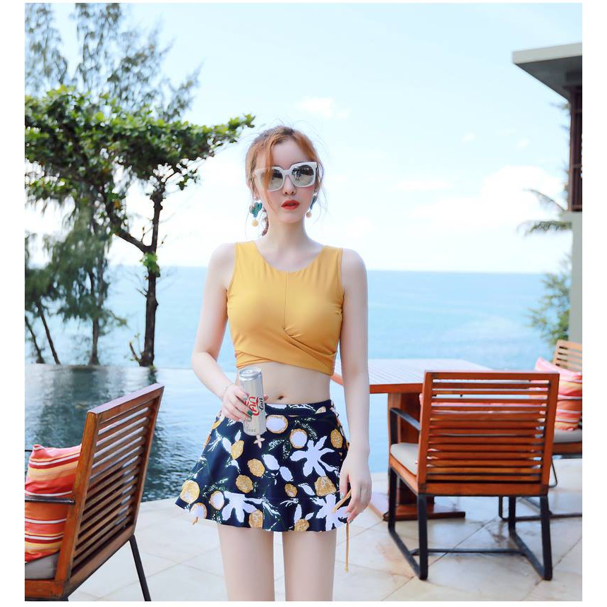 🍁 Bộ đồ bơi bikini 2 mảnh 3 chi tiết đi tắm biển nữ mùa hè | BigBuy360 - bigbuy360.vn