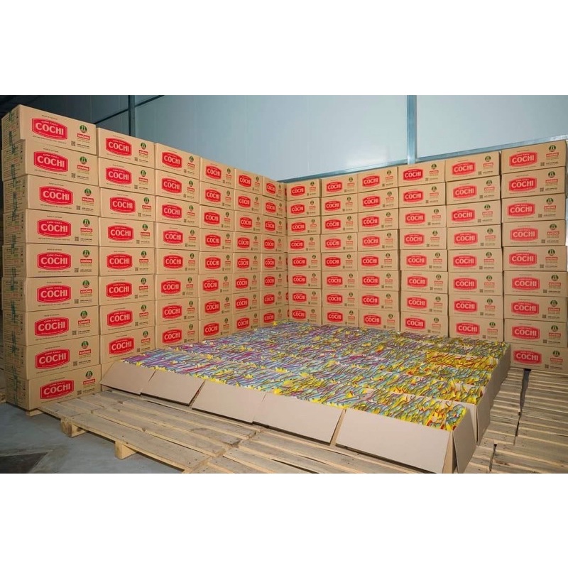 Thùng 24 gói cơm cháy cochi, đặc sản cơm cháy Ninh Bình