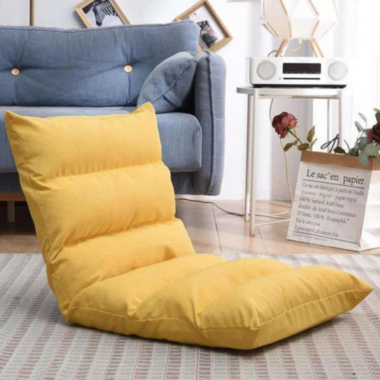 Ghế sofa lười, phòng ngủ trải chiếu tatami, đơn nhỏ, ban công có thể gập lại, thư giãn, sau giường tập < ..