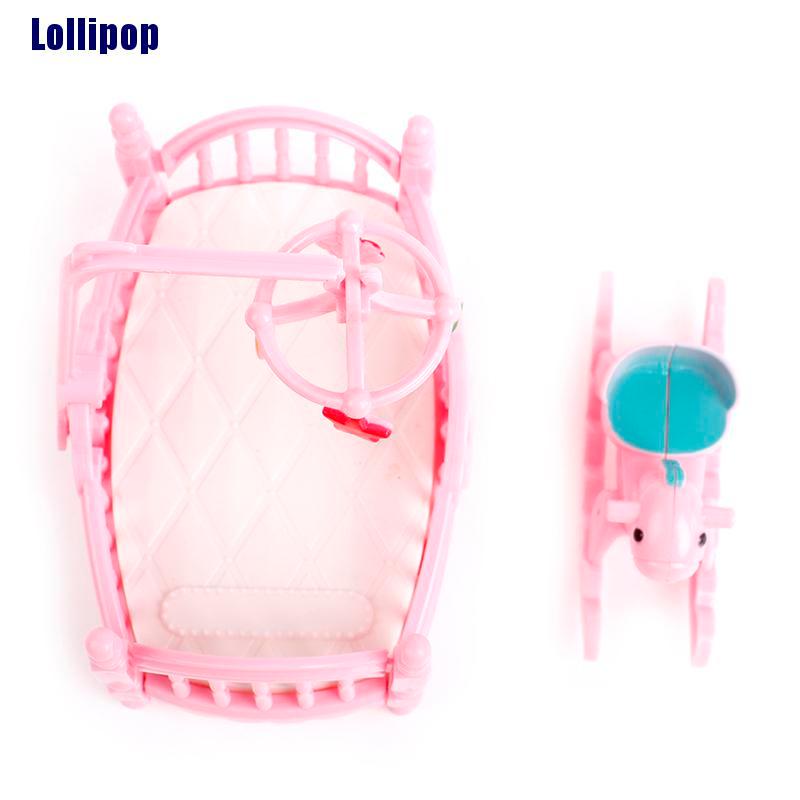 Giường ngủ/ Ngựa trang trí nhà búp bê cho bé gái