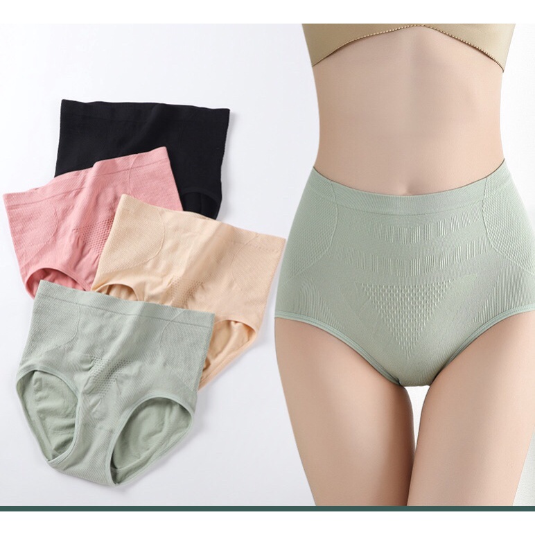 Quần Lót Nữ Cạp Cao Nịt Bụng Co Dãn 4 Chiều Thoáng Khí Kháng Khuẩn YiOn Underwear QC14