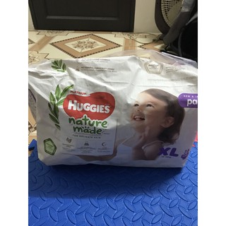 Bỉm quần Huggies nature made xl38