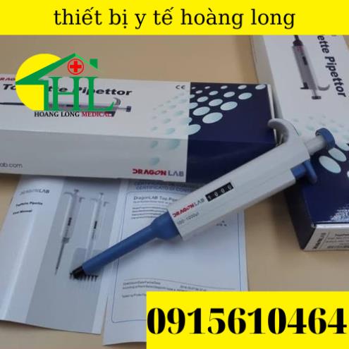 Pipette Tự Động - Dụng Cụ Hút Mẫu Đong Chuyển Chất Lỏng Micropipet Dragon LAB CÁC KÊNH