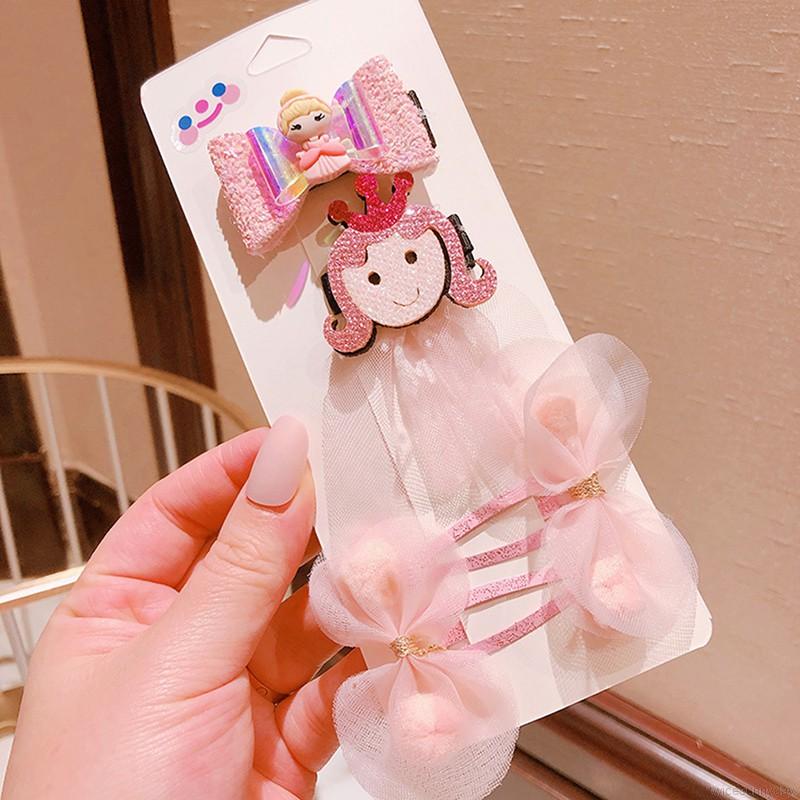 Kẹp Tóc Nơ Thiết Kế Đáng Yêu Dành Cho Bé Gái