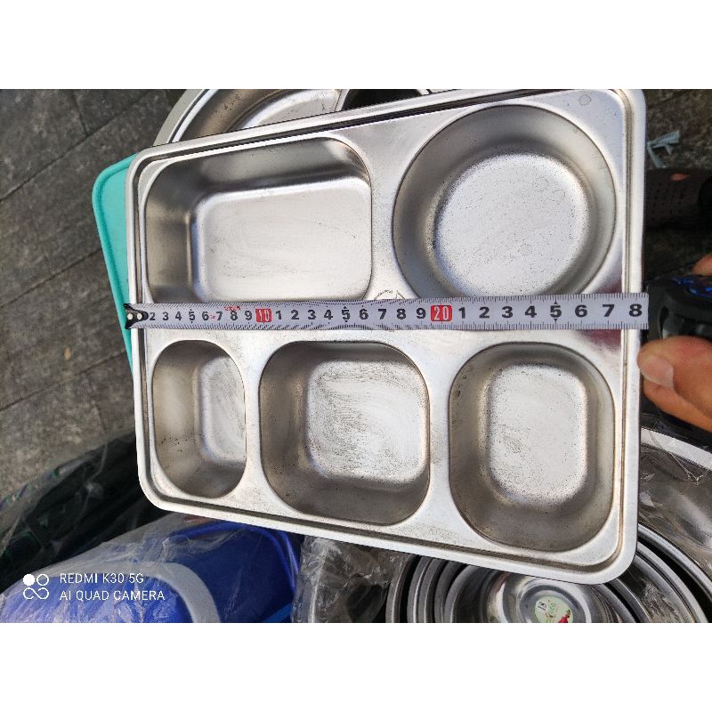 khay cơm inox