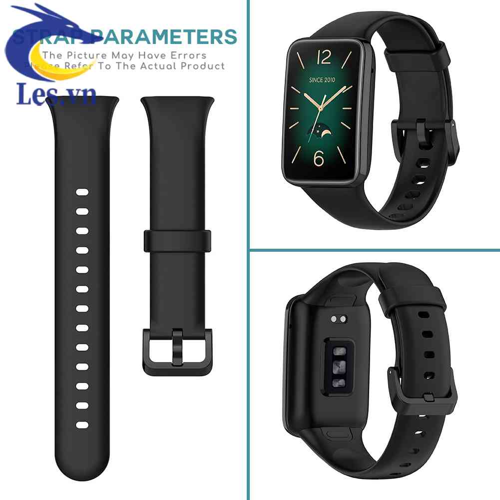 Dây Đeo Thay Thế Chất Liệu Silicon Màu Trơn Cho Xiaomi Mi Band 7 Pro