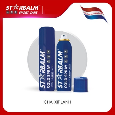 Chai Xịt Lạnh Giảm Đau, Cold Spray Starbalm,150ml, Hà Lan, Chính Hãng