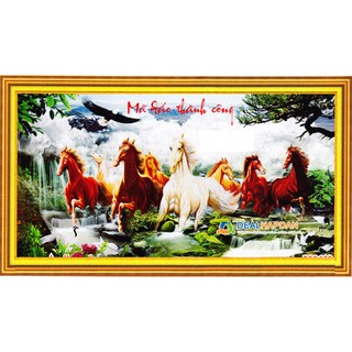 Tranh thêu Mã đáo thành công 222682