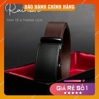 [DA THẬT 100%] Thắt lưng nam/Thắt lưng da bò thật Rainbow 012