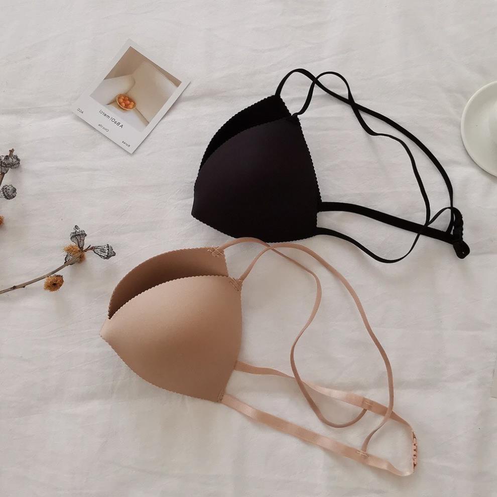[Giá sỉ] [Hot Trend] Áo Bra Đúc Su Cài Sau Dây Mảnh 818