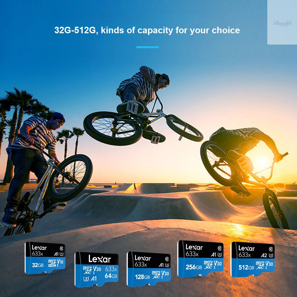 LEXAR Thẻ Nhớ Tf 95mb / S 20mb / S Micro Sdhc Class10 Uhs-i U1 V10 A1 256gb | BigBuy360 - bigbuy360.vn