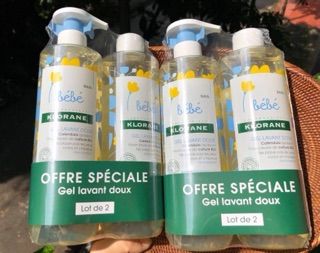 SỮA TẮM KLORANE SET 2 CHAI 500ML/CHAI.