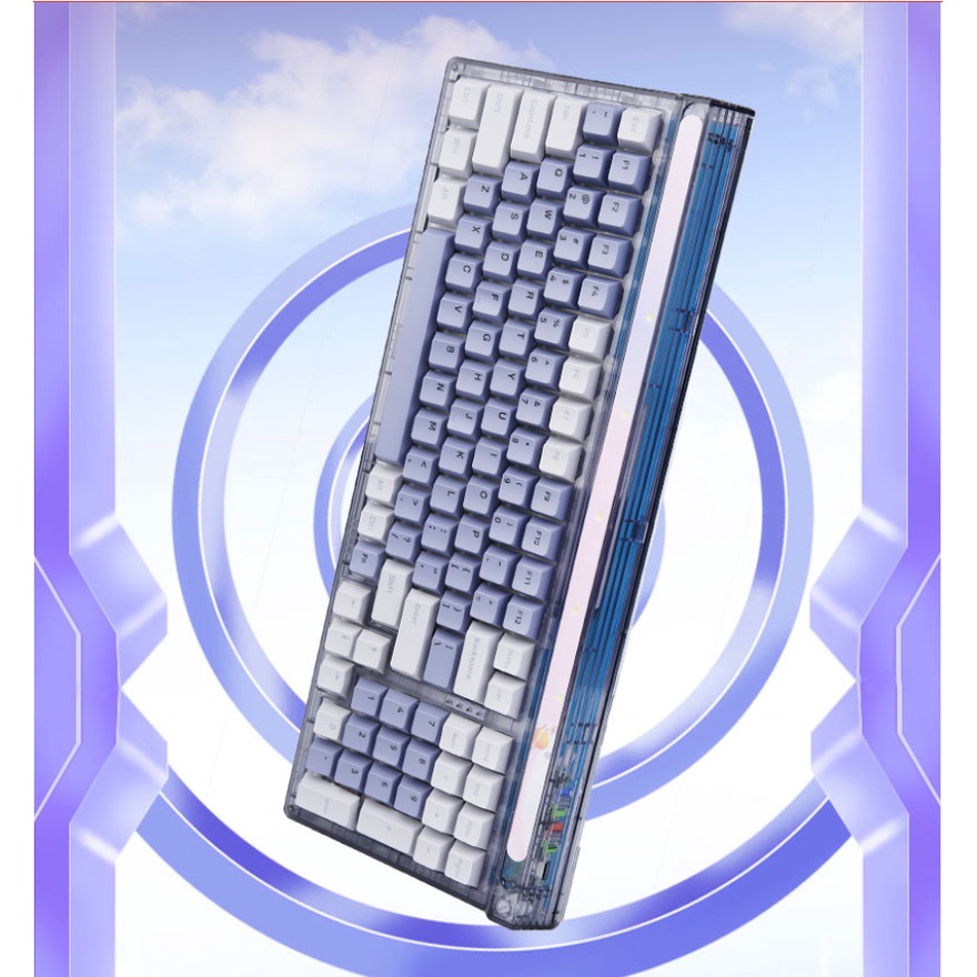 Bàn phím cơ không dây Newmen GM980 Nebula Gasket I Layout 100I Wireless I Bluetooth I USB Type C