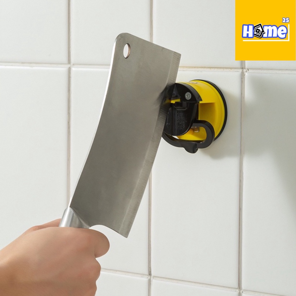 Đồ mài dao hút chân không vịt vàng cố định lên tường, mặt sàn, lực hút mạnh, chống trơn trượt HOME25