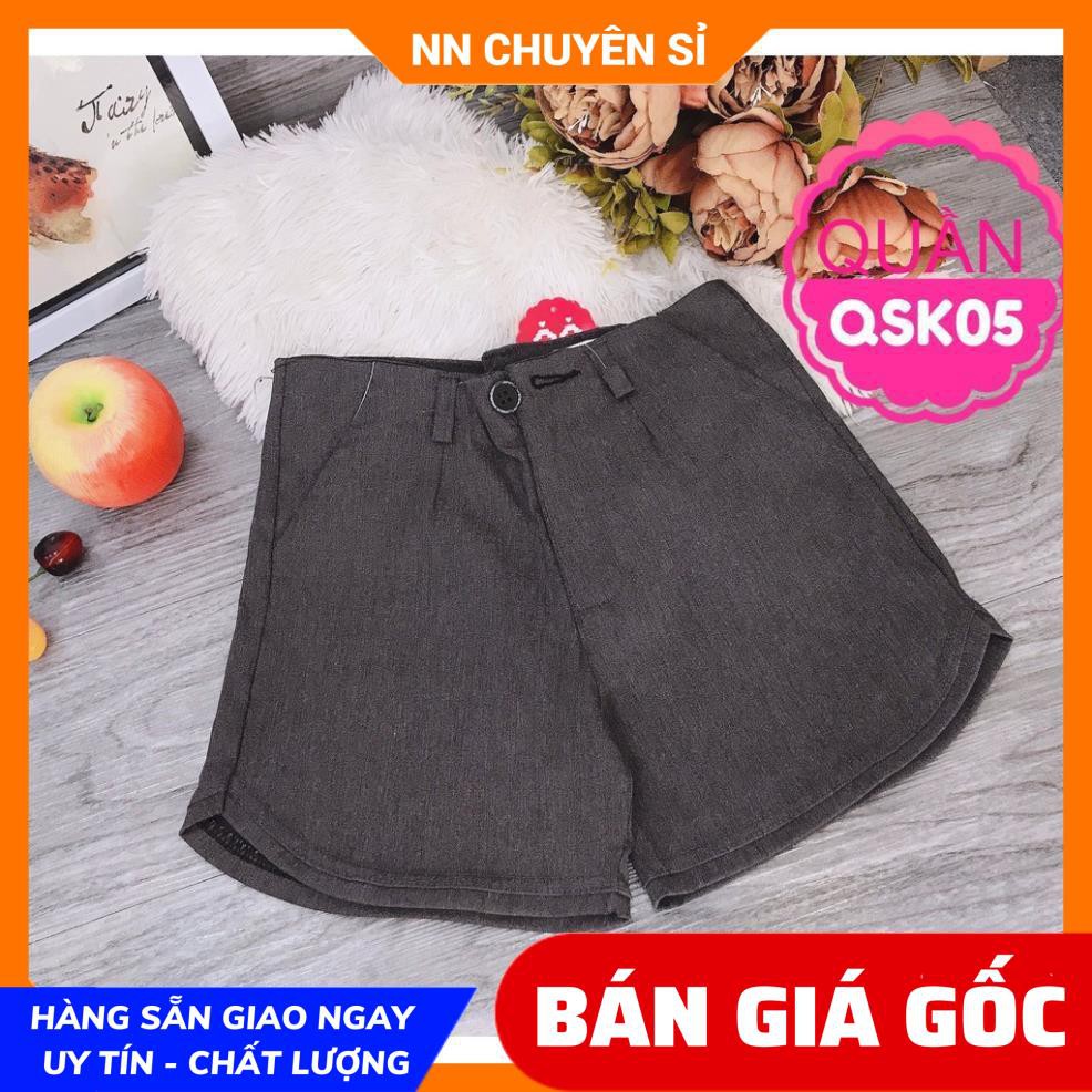 Quần đùi nữ chất vải mềm mịn lưng thun co giãn phối logo dễ thương  Quần đũi nữ