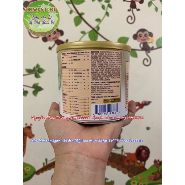 Sữa Nutramigen nội địa Mỹ size mini 227gr cho bé dị ứng đạm sữa bò