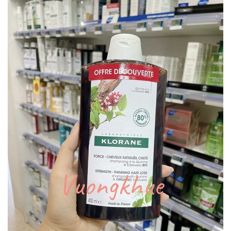 (Mẫu mới) DẦU GỘI DƯỢC LIỆU TRỪ RỤNG TÓC VÀ KÍCH THÍCH MỌC TÓC KLORANE CỦA PHÁP