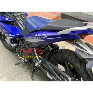 Tem xe exciter 150 xanh gp zin
