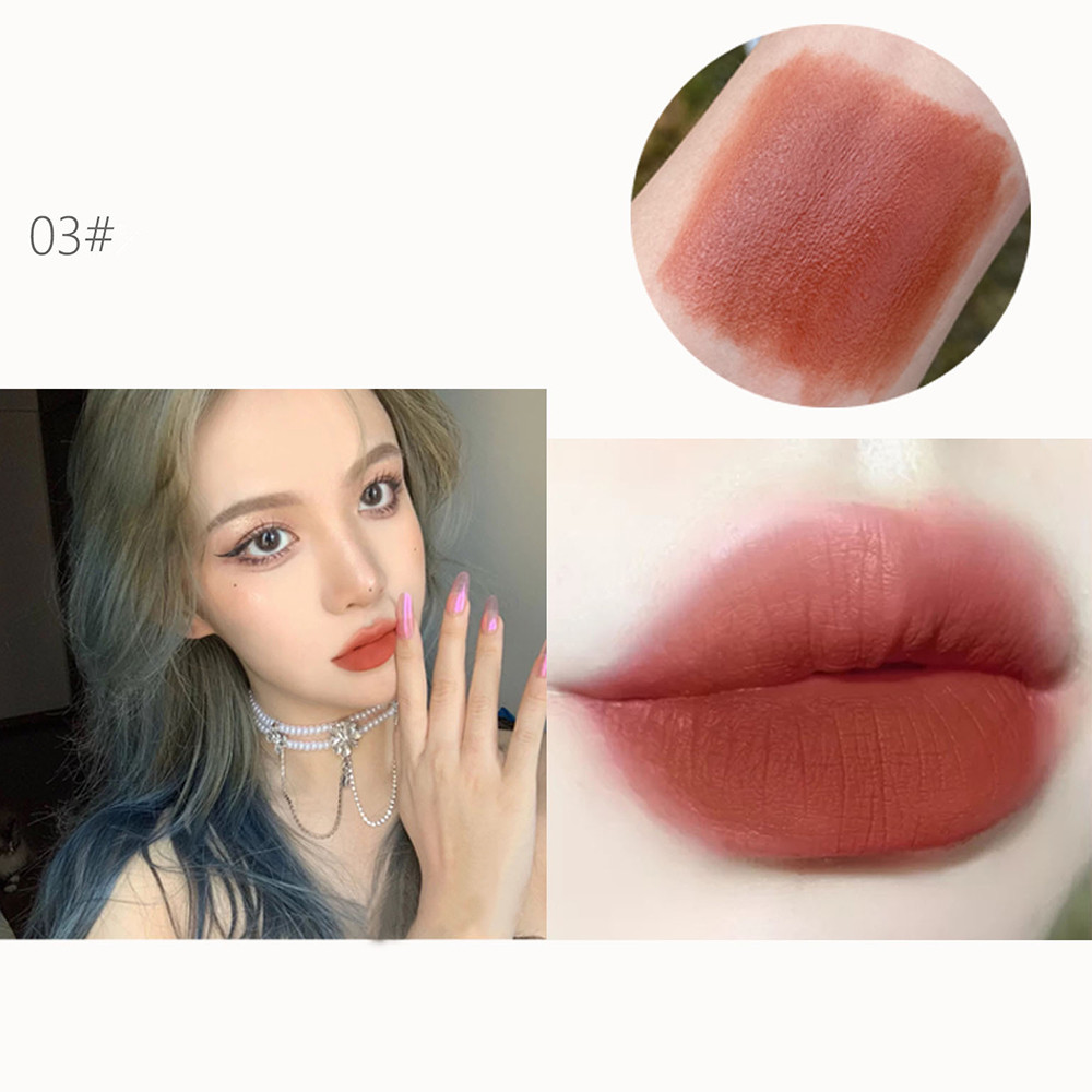 Cod Qipin Korean Retro BENTAYGA Waterproof Long-lasting Anti Air Matt Velvet Lip Glaze Gloss with 5 Colors | BigBuy360 - bigbuy360.vn